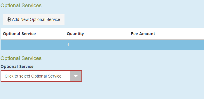 Optional Services